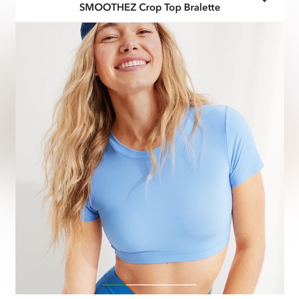 Aerie SMOOTHEZ Crop Top Bralette